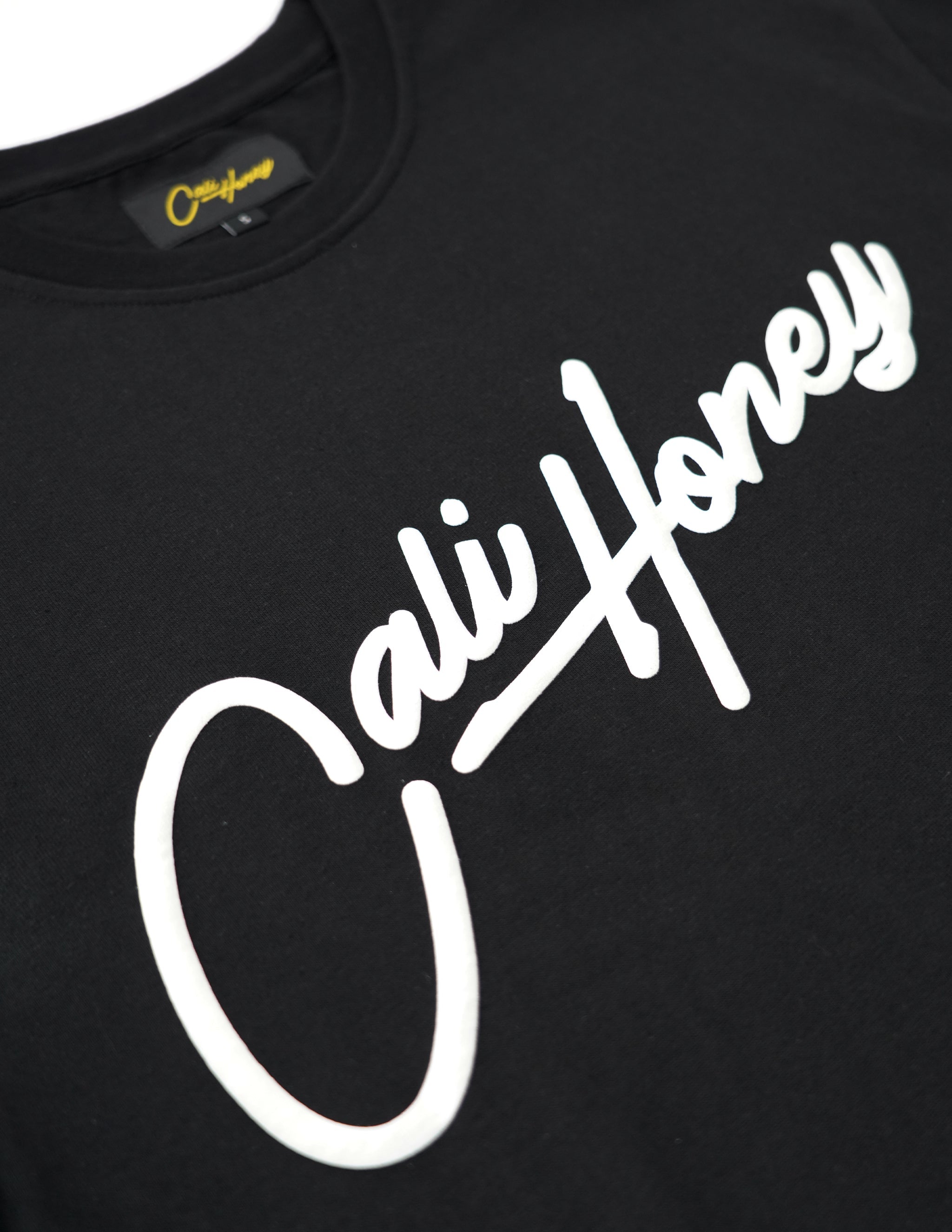 Big Cursive Logo T-Shirt Black
